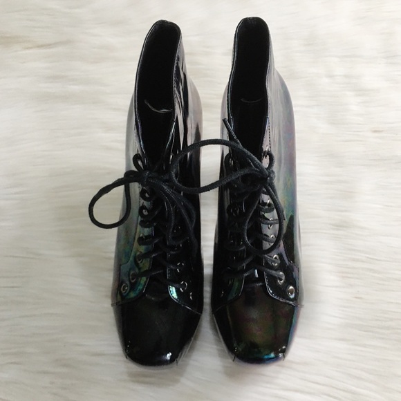 Jeffrey Campbell Lita Iridescent Boots - Picture 3 of 13